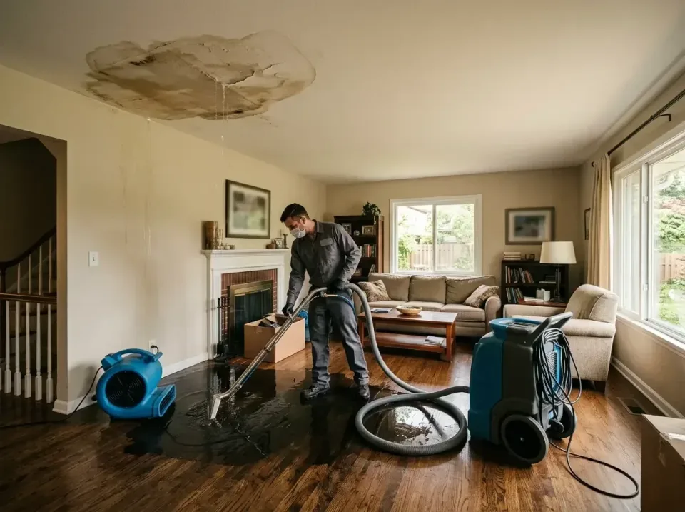 attic-pipe-burst-ceiling-drip-008 — frequently asked questions, Water Damage Restoration & Carpet Care in Cleveland, MS